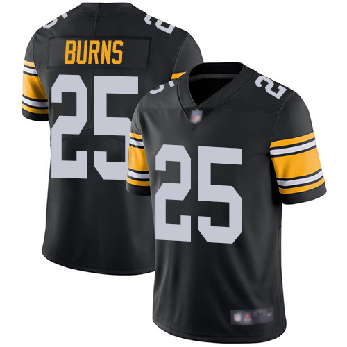 Men Pittsburgh Steelers Football #25 Limited Black Artie Burns Alternate Vapor Untouchable Nike NFL Jersey